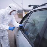 COVID-19 drive-through test