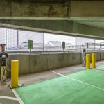 EV charging stations inside Terminal Garage