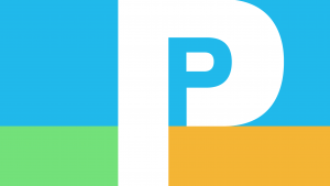 Perq logo color block collage